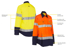 Picture of Bisley Workwear Womens Taped Hi Vis Maternity Drill Shirt (BLM6456T)