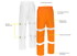 Picture of Bisley Workwear Taped Shell Rain Pant (BP6969T)