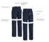 Picture of Bisley Workwear Tencate Tecasafe® Plus 700 Taped FR Pants (BP8090T)