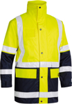 Picture of Bisley Workwear Taped 5 In 1 Rain Jacket (BK6975)