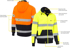 Picture of Bisley Workwear Taped Hi Vis Zip Fleece Hoodie With Sherpa Lining (BK6988T)