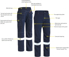 Picture of Bisley Workwear Tencate Tecasafe® Plus 700 Taped Engineered FR Vented Cargo Pants (BPC8092T)