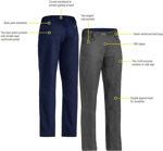 Picture of Bisley Workwear Womens X Ripstop Vented Work Pant (BPL6474)