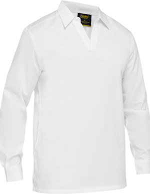 Picture of Bisley Workwear V-Neck Long Sleeve Shirt (BS6404)
