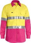 Picture of Bisley Workwear Taped Hi Vis Cool Lightweight Shirt (BS6696T)