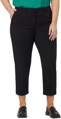 Picture of NNT Uniforms Womens Crepe Stretch High Waist Cropped Pant - Black (CAT3YC-BKP)