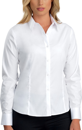 Picture of John Kevin Womens Long Sleeve Shirt (101 White)
