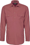 Picture of Ritemate Workwear-Mens Pilbara Closed Front Long Sleeve Shirt (RM200CF)