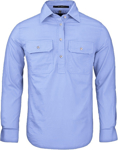 Picture of Ritemate Workwear-Womens Pilbara Closed Front Long Sleeve Shirt (RM300CF)