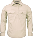 Picture of Ritemate Workwear-Kids Pilbara Closed Front Long Sleeve Shirt (RM400CF)