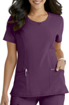 Picture of Cherokee Scrubs Womens Infinity Round Neck Top With Certainty (CH-2624A)