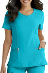 Picture of Cherokee Scrubs Womens Infinity Round Neck Top With Certainty (CH-2624A)