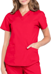 Picture of Cherokee Scrubs  Professionals V-neck Solid Top (CH-WW665)