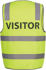 Picture of JB'S Wear  Hi Vis Day & Night Safety Vest - VISITOR (6DNS7)