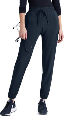 Picture of Grey's Anatomy Womens Terra 6 Pocket Elastic Waistband Cargo Jogger Pant (GSSP625)