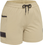 Picture of Bisley Workwear Womens 4-Way Stretch Elastic Waist Short (BSHL1331)
