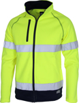 Picture of DNC Workwear Hi Vis Taped Softshell Jacket 3523(DNC)