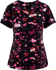 Picture of Dickes Scrubs Womens Hope Heals V-Neck Print Top (DK852 HPHL)