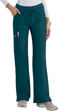 Picture of Cherokee Scrubs Womens Junior Fit Low-Rise Tall Drawstring Cargo Pant (CH-24001)