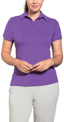 Picture of Stencil Womens Glacier Short Sleeve Polo (1154 Stencil)