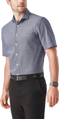 Picture of Biz Corporates Mens Charlie Classic Fit Short Sleeve Shirt (RS968MS)