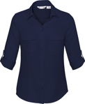 Picture of Biz Collection Womens Madison Long Sleeve Shirt (S626LL)