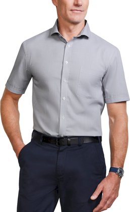 Picture of Biz Collection Mens Jagger Short Sleeve Shirt (S910MS)