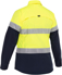 Picture of Bisley Workwear Womens Hi Vis Taped Stretch Ripstop Shirt (BL6491T)