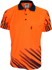 Picture of DNC Workwear Hi Vis Sublimated Full Stripe Polo (3566)