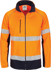 Picture of DNC Workwear Hi Vis Taped 2 Tone Full Zip Fleece Sweat Shirt CSR Reflective Tape (3726)