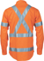 Picture of DNC Workwear Hi Vis Cool Breeze Shirt With ‘X’ Back & Additional 3M Reflective Tape On Tail (3746)