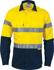 Picture of DNC Workwear Hi Vis Taped Drill Long Sleeve Shirt Shirt - 3M 8910 Reflective Tape (3836)