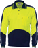 Picture of DNC Workwear Hi Vis Cool Breathe Panel Polo Long Sleeve Shirt (3892)