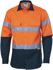 Picture of DNC Workwear Hi Vis Taped Cool Breeze Cotton Long Sleeve Shirt - 3M 8910 Reflective Tape (3886)