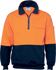 Picture of DNC Workwear Hi Vis 1/2 Zip Cotton Fleece Windcheater (3923)