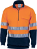 Picture of DNC Workwear Hi Vis Taped 1/2 Zip Fleece Windcheater - 3M Reflective Tape (3925)