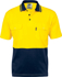 Picture of DNC Workwear Hi Vis Cool Breeze Cotton Jersey Short Sleeve Polo (3943)