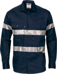 Picture of DNC Workwear Hi Vis Taped Cool Breeze Shirt - Generic Reflective Tape (3967)