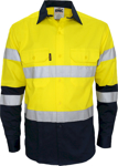 Picture of DNC Workwear Hi Vis Taped 2 Tone Biomotion Shirt (3976)