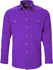 Picture of Ritemate Workwear Pilbara Mens Open Front Long Sleeve Shirt (RM500BT)