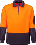 Picture of Ritemate Workwear 2 Tone Hi Vis Half Zip Fleece Pullover (RM6012)