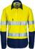 Picture of DNC Workwear Womens Taped Hi Vis Two Tone Cool Breeze Long Sleeve Shirt - 3M Reflective Tape (3986)