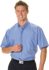 Picture of DNC Workwear Polyester Cotton Chambray Business Short Sleeve Shirt (4121)