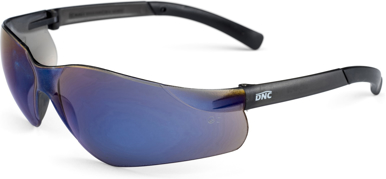 Picture of DNC Workwear Smoke with Full Blue Mirror Solar Safety Glasses (SP03523)