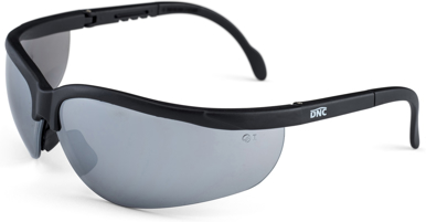 Picture of DNC Workwear Smoke Full Silver Mirror Hurricane Safety Glasses (SP04522)