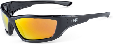 Picture of DNC Workwear Smoke/Red Mirror Eagle Safety Glasses (SP12525)