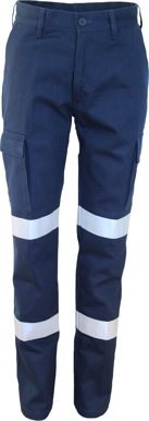 Picture of DNC Workwear Womens Double Hoop Taped Cargo Pants (3330)