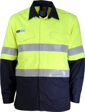 Picture of DNC Workwear Inherent FR PPE1 Lightweight Day/Night Two Tone Shirt (3445)