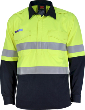 Picture of DNC Workwear Inherent FR PPE1 Closed Front Day/Night Lightweight Shirt (3447)