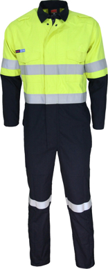 Picture of DNC Workwear Inherent FR PPE2 Day/Night 2 Tone Coveral Long Sleeve Coverall (3481)